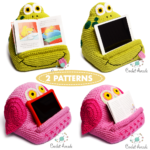 Joe and Suzie book holder 2 crochet patterns e-book