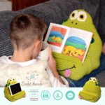 Joe Frog Book Tablet Holder Crochet Pattern