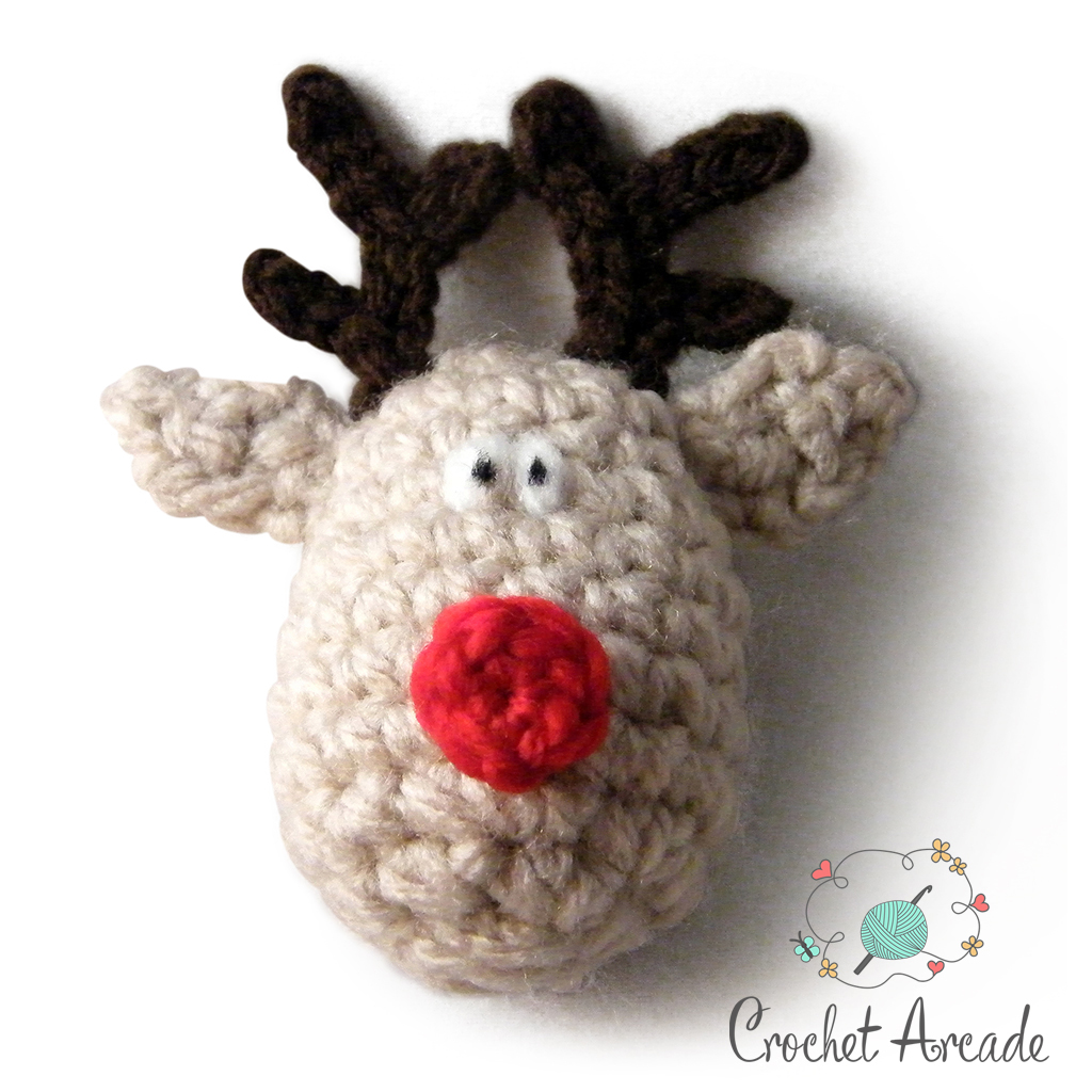 Crochet Reindeer Christmas Ornament Crochet Pattern - Image 4