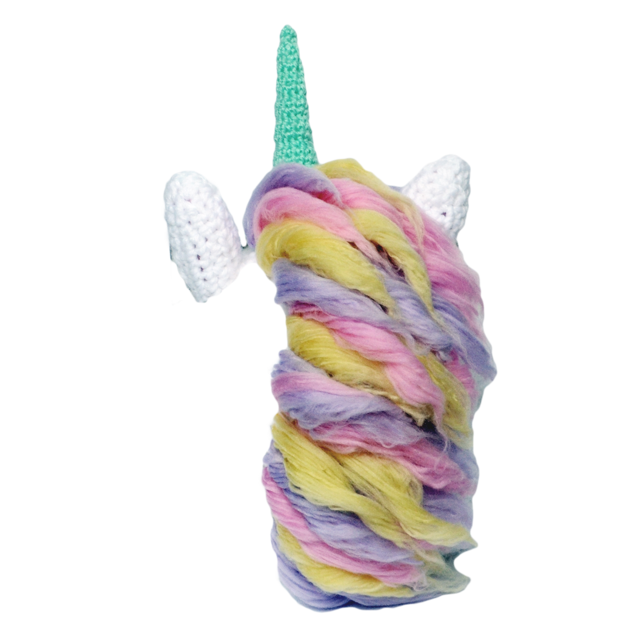 Alice the Unicorn Crochet Pattern Add On (Ears, Horn, 4 types of eyes, nose, mane) - Image 5