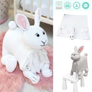 bunny cuddle and play crochet pattern
