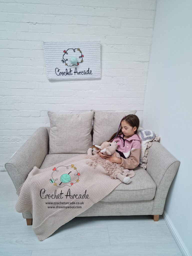 Cuddle and Play Highland Cow Blanket Toy Crochet Pattern - Image 4