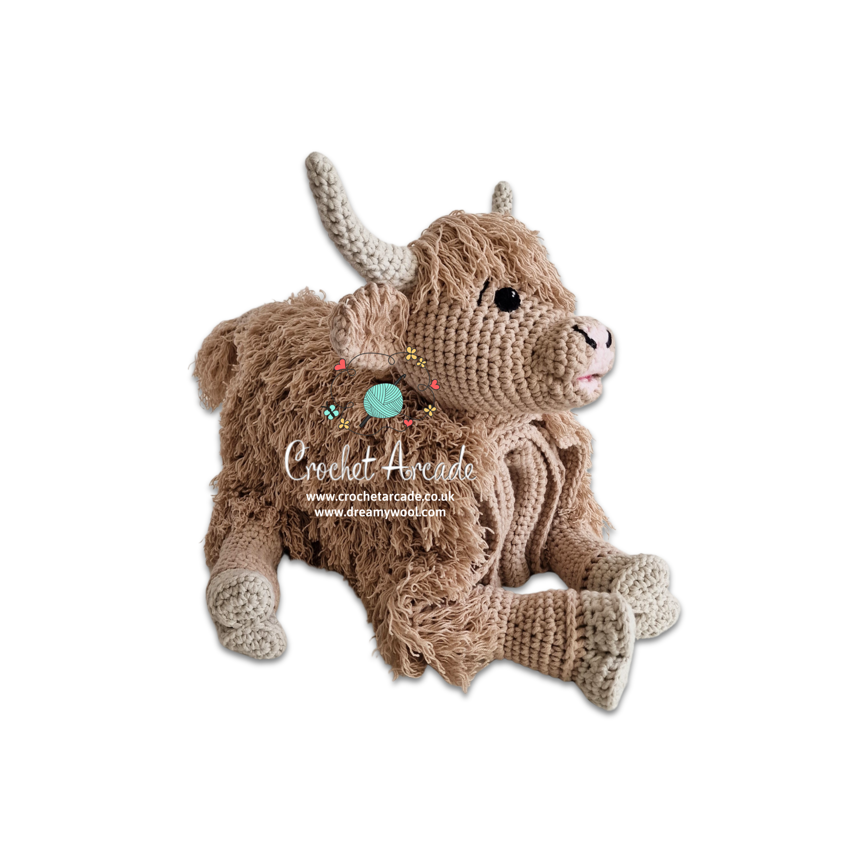 Cuddle and Play Highland Cow Blanket Toy Crochet Pattern - Image 12
