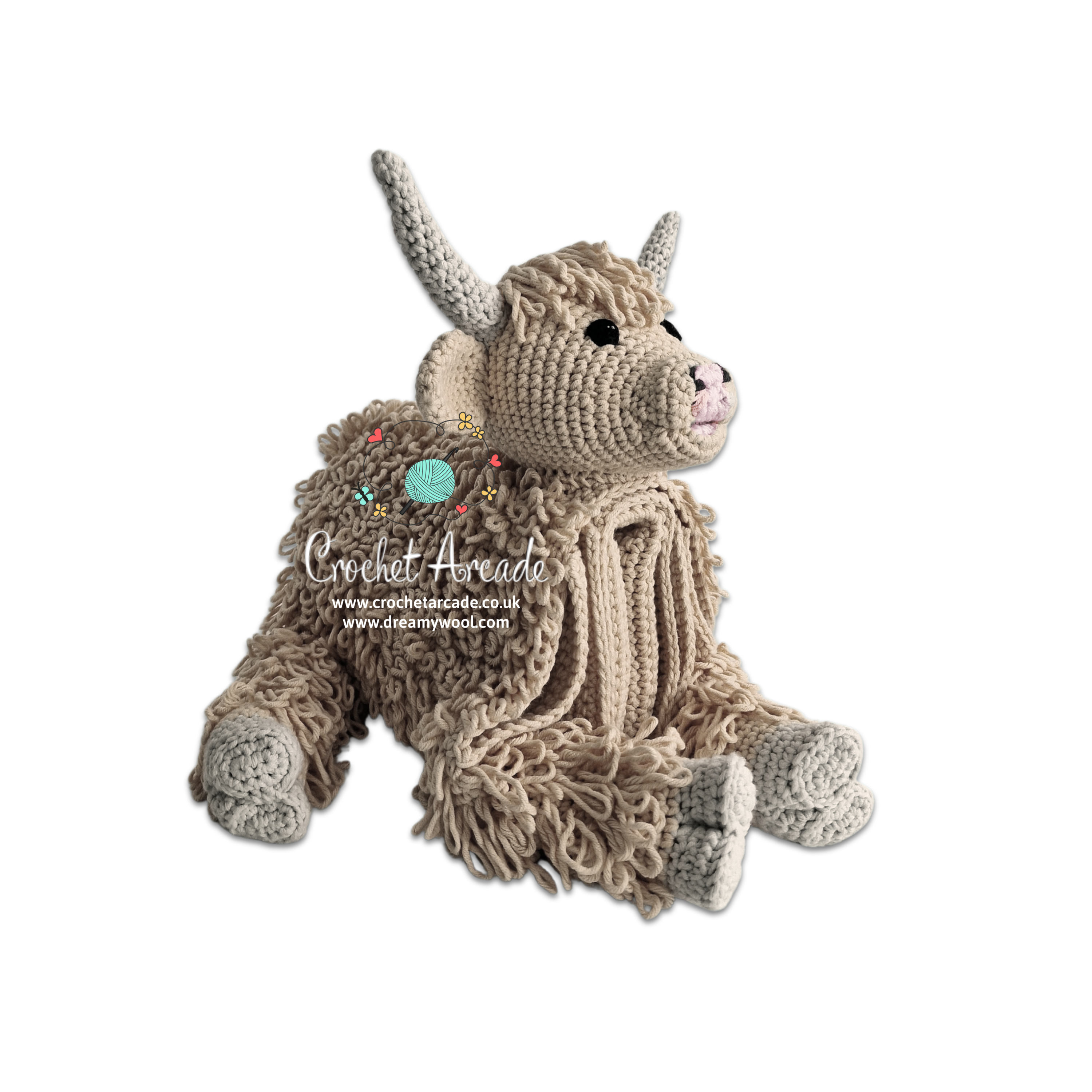 Cuddle and Play Highland Cow Blanket Toy Crochet Pattern - Image 9